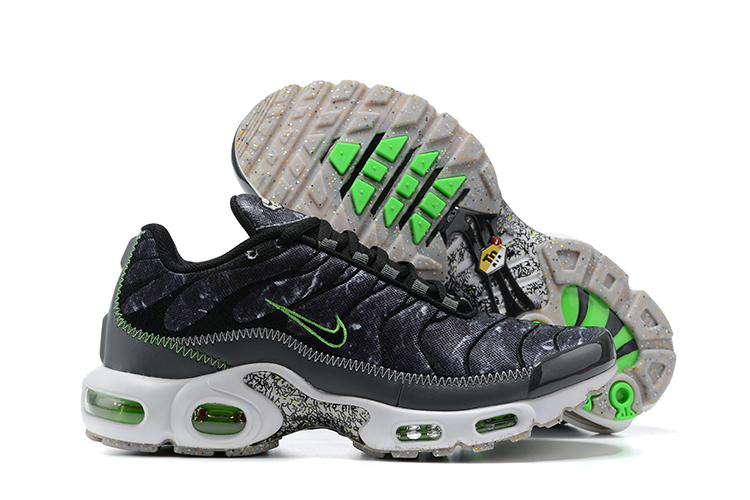 Men's Hot sale Running weapon Air Max TN Shoes Black 0191